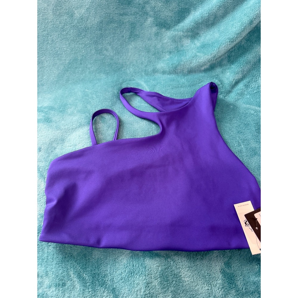Peloton Endurance LT‎ High Neck Cut Away Bra 323 Purple Medium NWT WR0147-253009